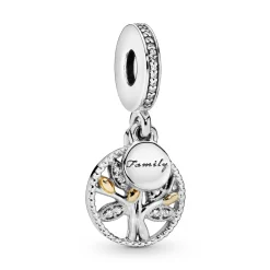 Sparkling Family Tree Charm-Anhänger
