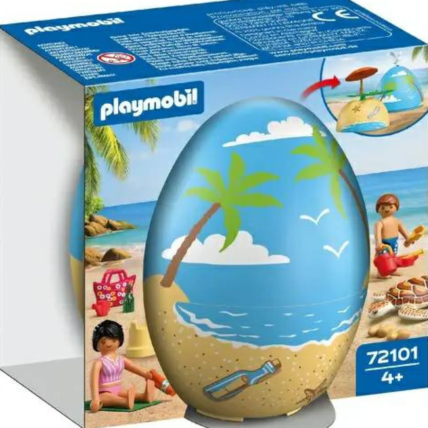 Spiel-Ei: Strandurlaub