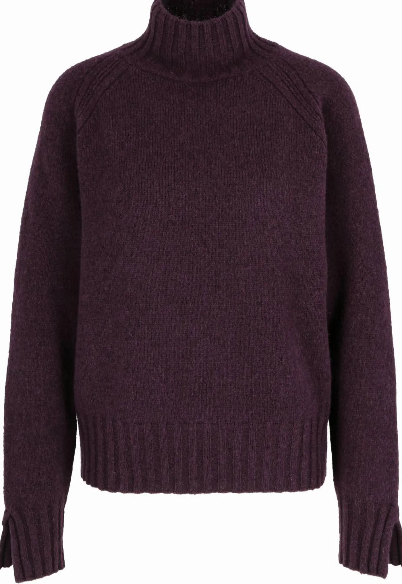 Stehkragen-Pullover aus Wolle
