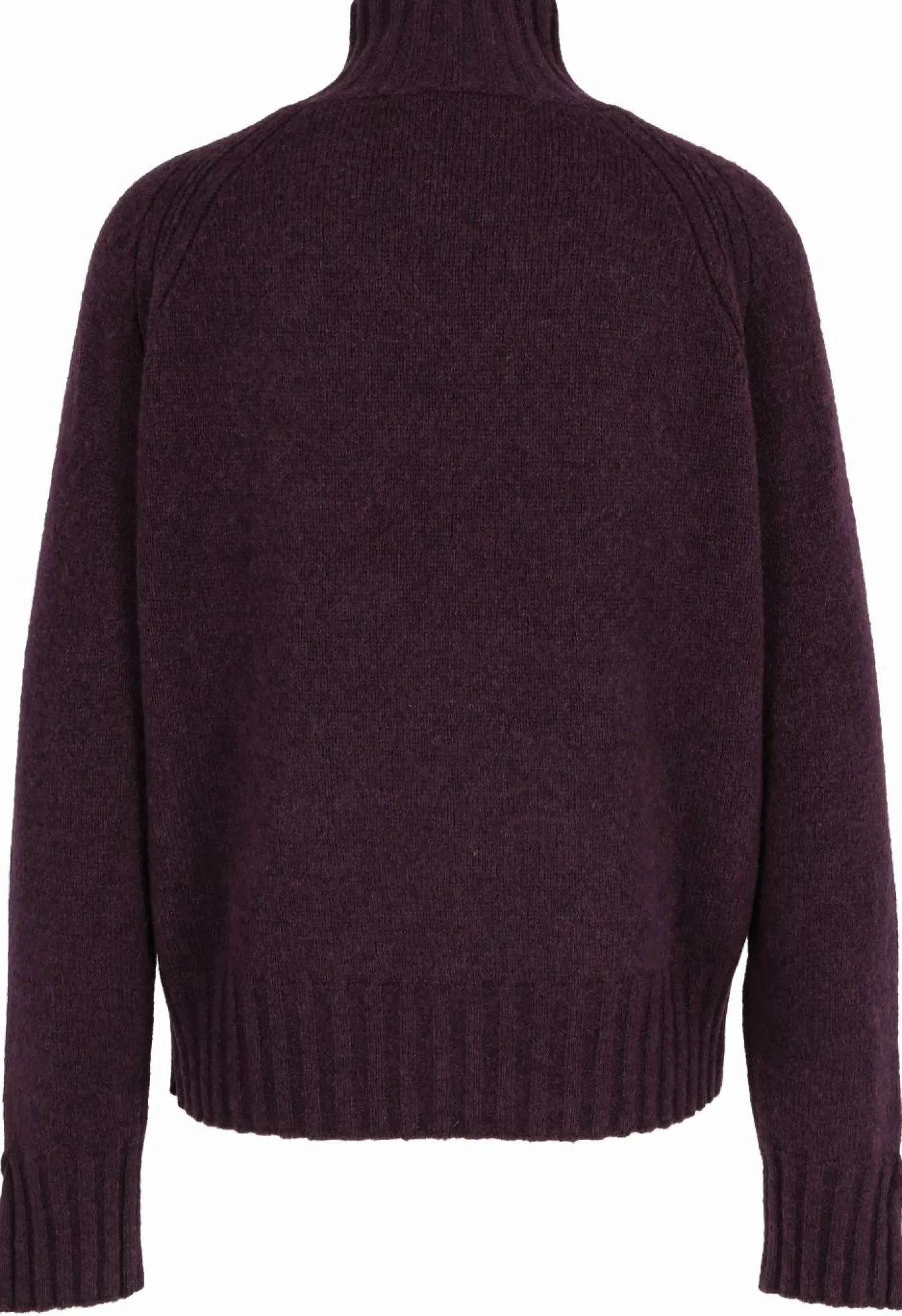 Stehkragen-Pullover aus Wolle