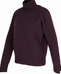 Stehkragen-Pullover aus Wolle