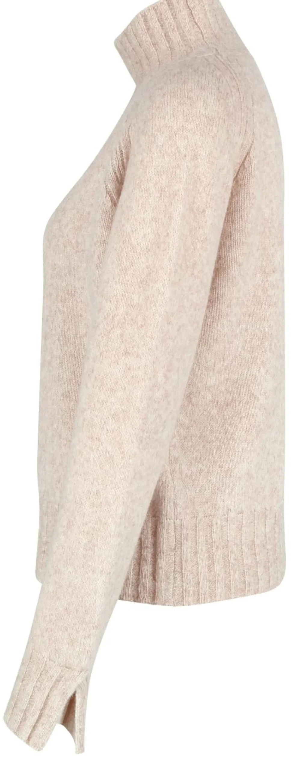 Stehkragen-Pullover aus Wolle