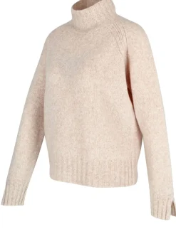 Stehkragen-Pullover aus Wolle