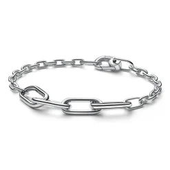 Sterling silver link bracelet