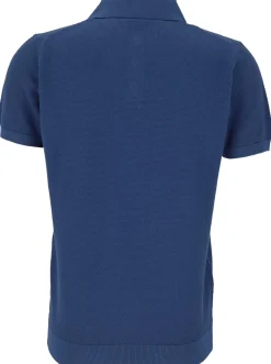 Strick-Poloshirt