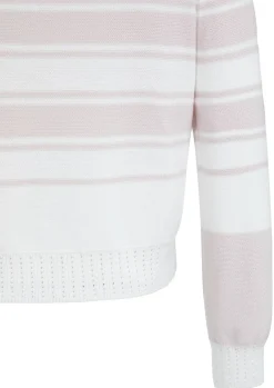 Strickpullover mit Streifen