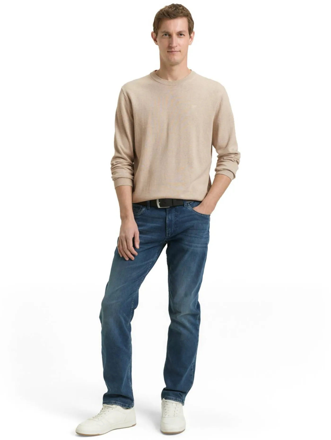 Strickpullover "basic crewneck"