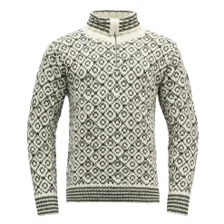 SVALBARD WOOL ZIP NECK