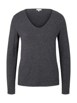 Sweater "basic v-neck"