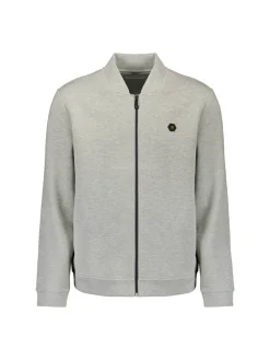 Sweater Full Zipper Pique Bomber