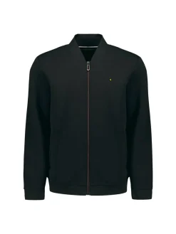 Sweater Full Zipper Pique Bomber