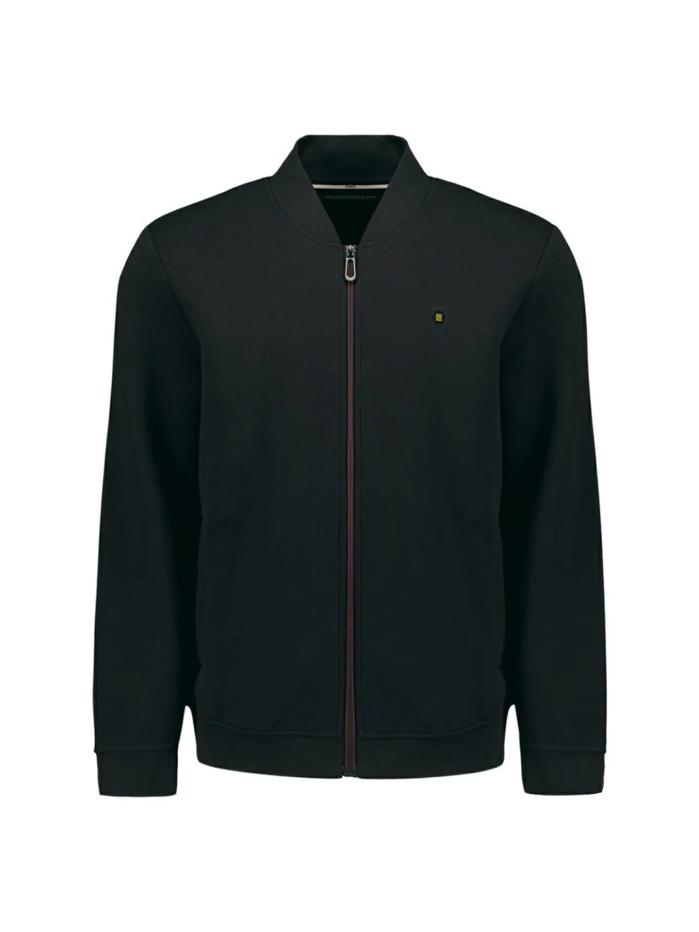 Sweater Full Zipper Pique Bomber