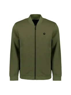 Sweater Full Zipper Pique Bomber