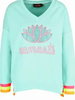 Sweater "Namasté Contrast Strass"