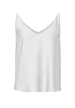 Top aus nachhaltigem Satinchiffon
