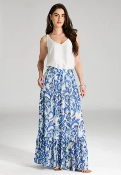 Top aus nachhaltigem Satinchiffon