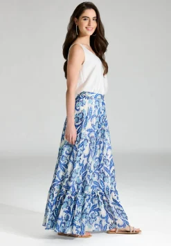Top aus nachhaltigem Satinchiffon