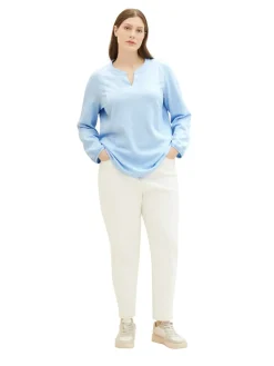T-shirt blouse vertical stripe