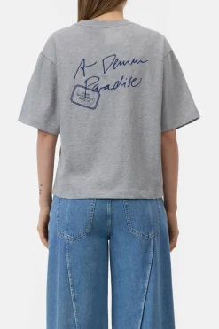 T-Shirt mit Stickerei