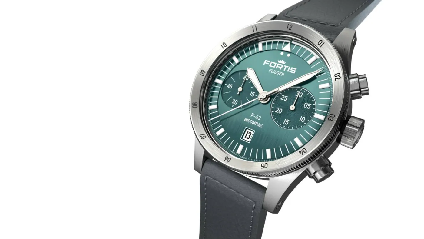 Uhr "Flieger F-43 Bicompax"