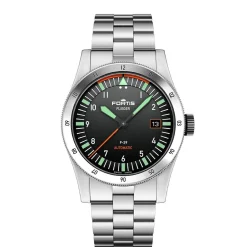 Uhr "FLIEGER F-39 ORIGINAL AUF BLOCK BRACELET"