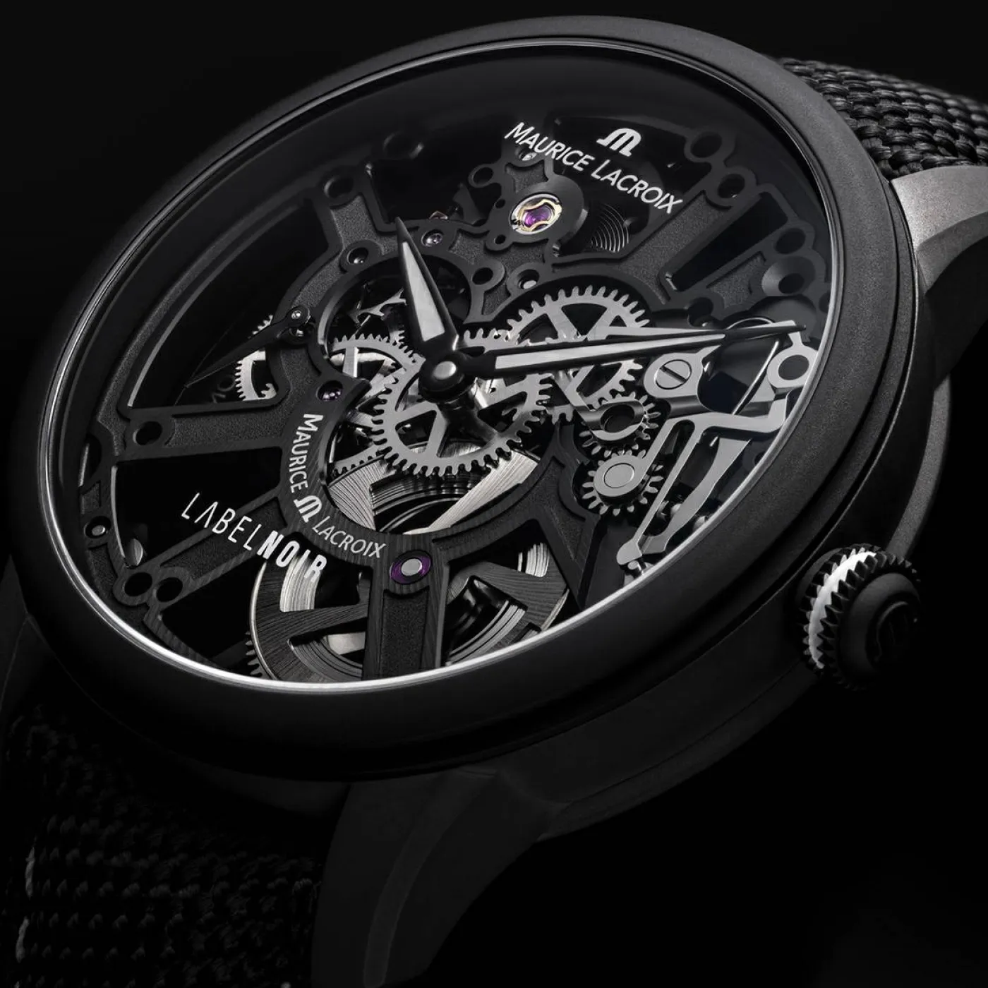 Uhr "Masterpiece Skeleton Label Noir"