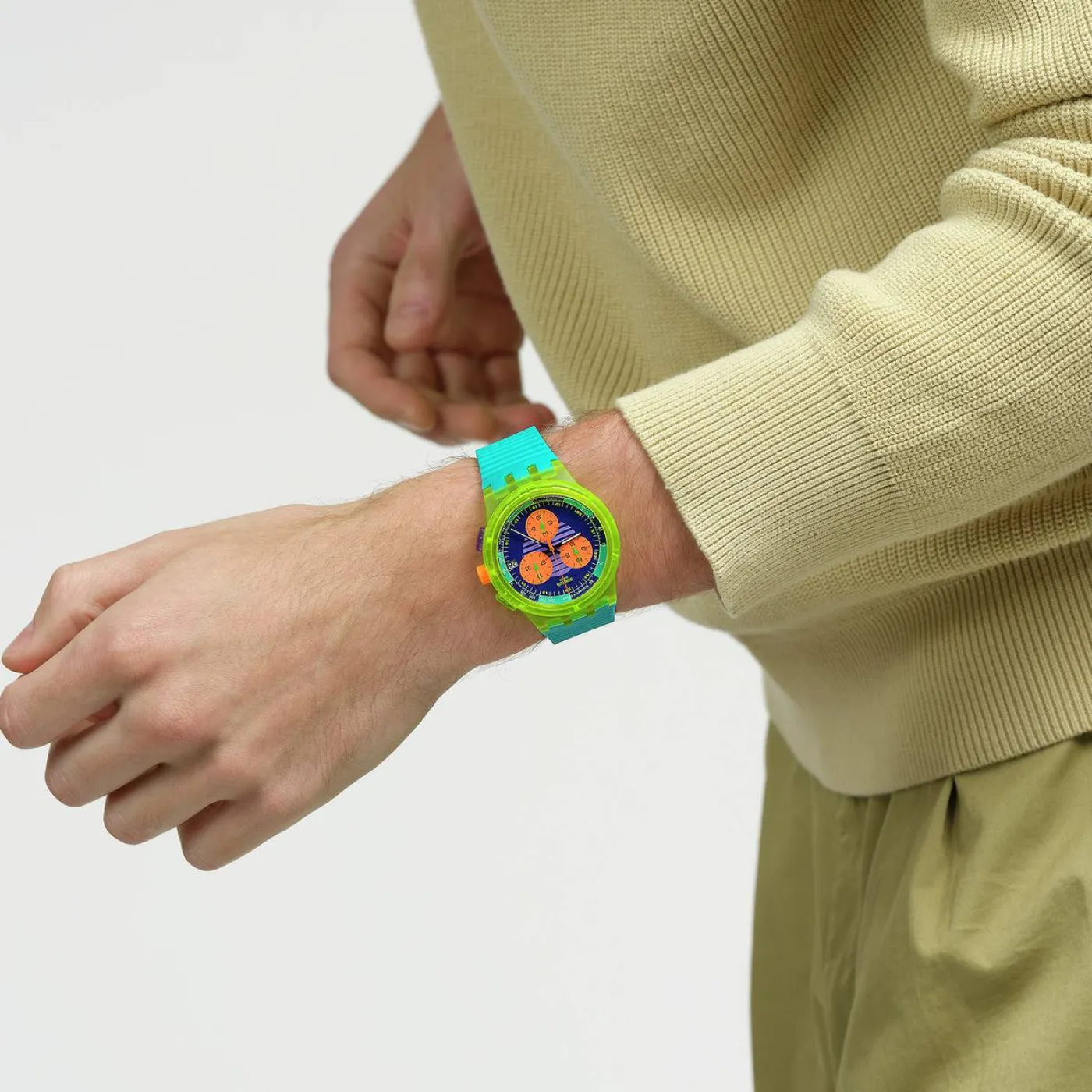 Uhr "Neon Wave"