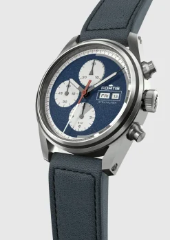 Uhr "STRATOLINER S-41 BLUE JAPAN AUF AVIATOR STRAP"