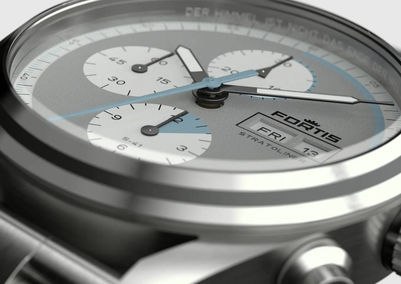 Uhr "STRATOLINER S-41 COOL GRAY AUF BLOCK BRACELET"