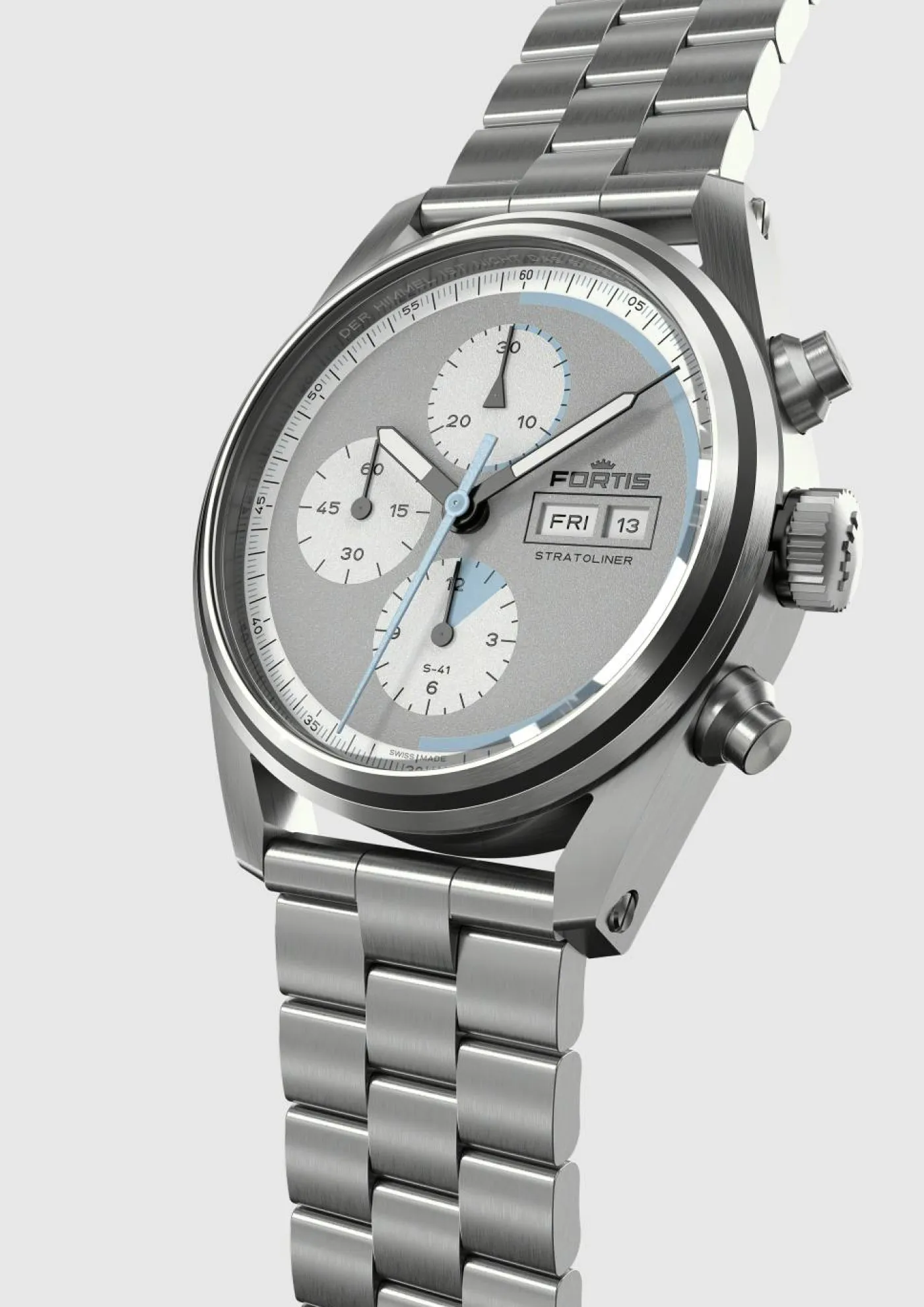 Uhr "STRATOLINER S-41 COOL GRAY AUF BLOCK BRACELET"
