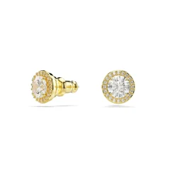 UNA:OHRSTECKER STUD PAVE WHITE/GOS