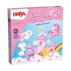 Wettlaufspiel "Einhorn Glitzerglück - Die Wolkenstapelei"